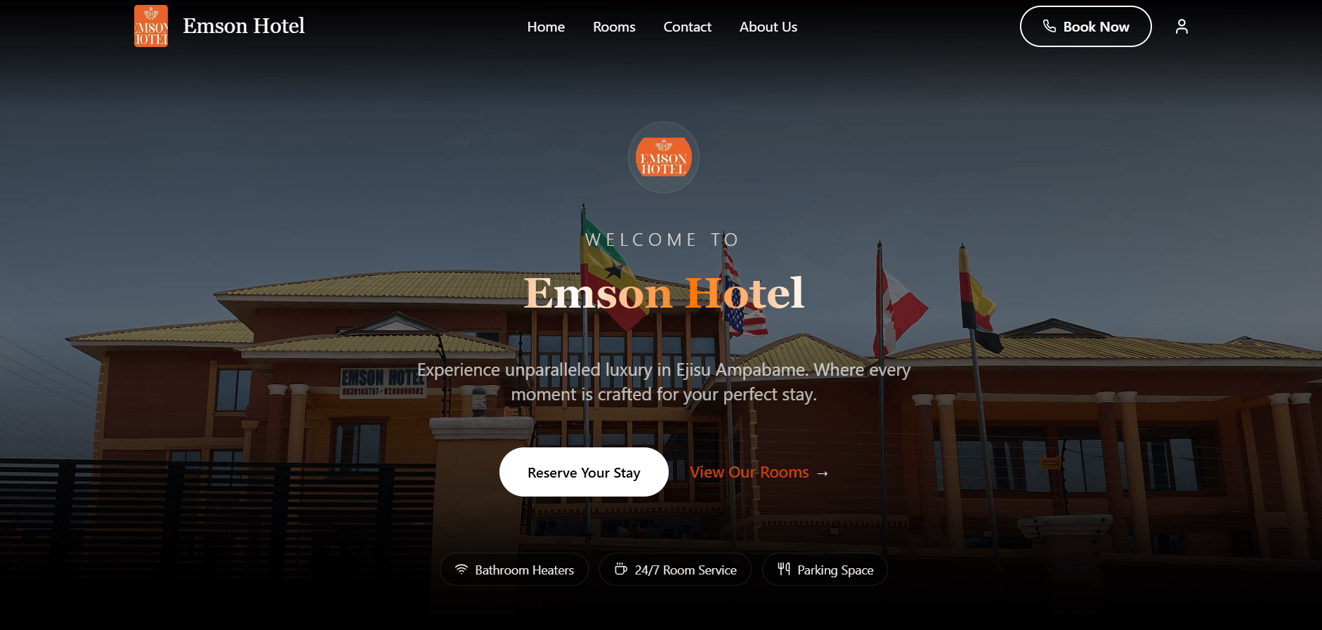 Emson Hotel Website